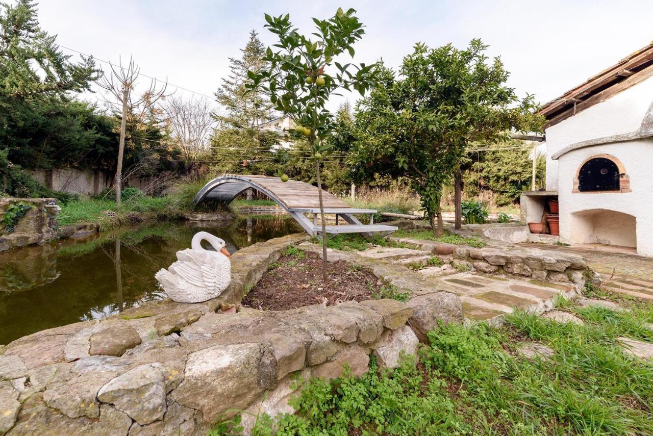 Masia Can Manent Del Bosc S XVIII Santa Eulalia de Ronsaná 外观 照片