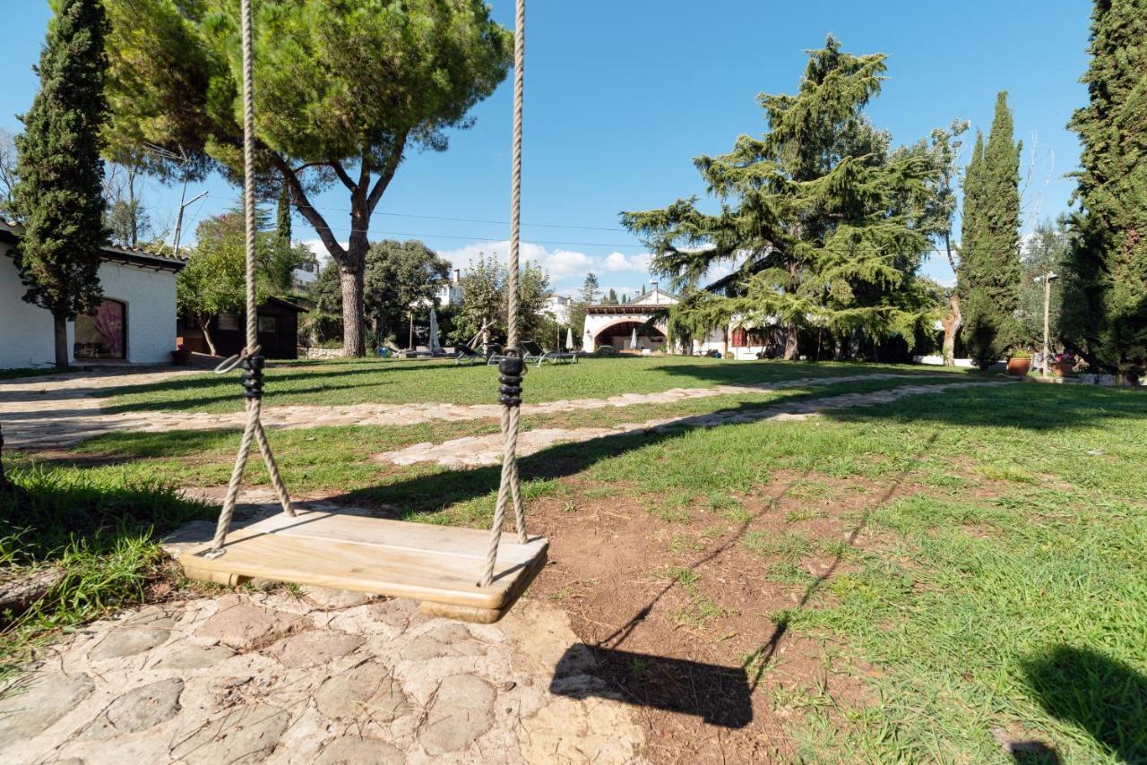 Masia Can Manent Del Bosc S XVIII Santa Eulalia de Ronsaná 外观 照片
